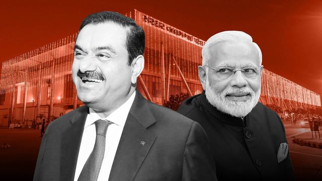 What ties does the Adani Group have to the Indian government?